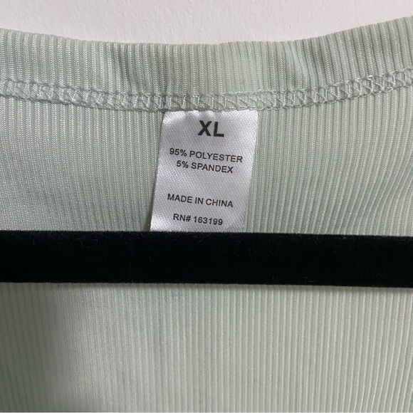 Green Button Tee - Picture 3 of 3